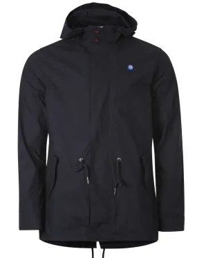 Le Shark Cedric navy Parka Jacket