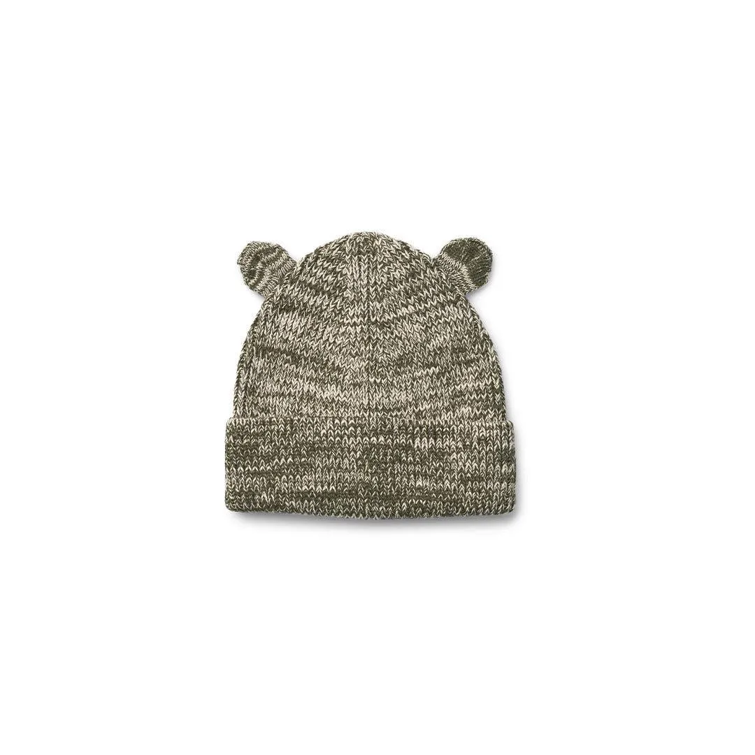 Liewood Gina Beanie Hat - Army Brown/Sandy