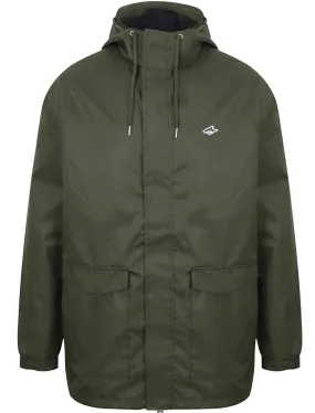 Litcham Lightweight Parka Jacket In Khaki - Le Shark