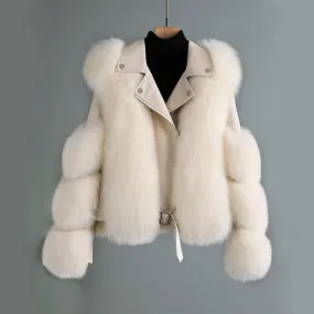 Luxury Faux Fur Coat for Women