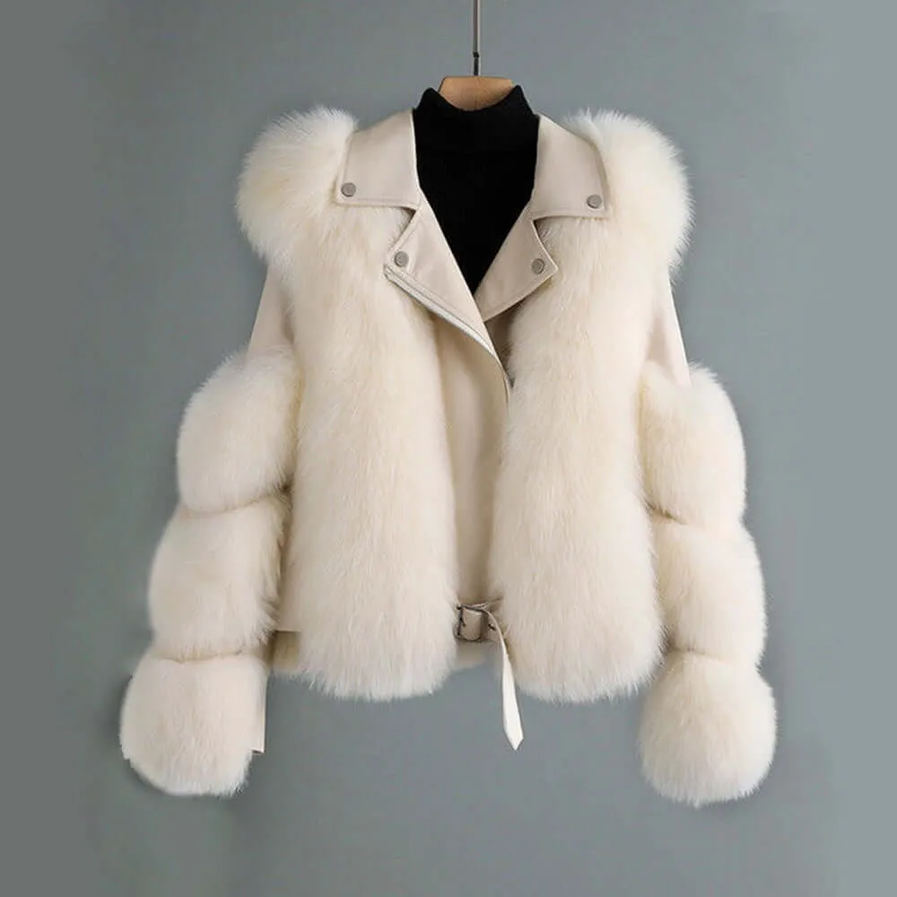 Luxury Faux Fur Coat for Women