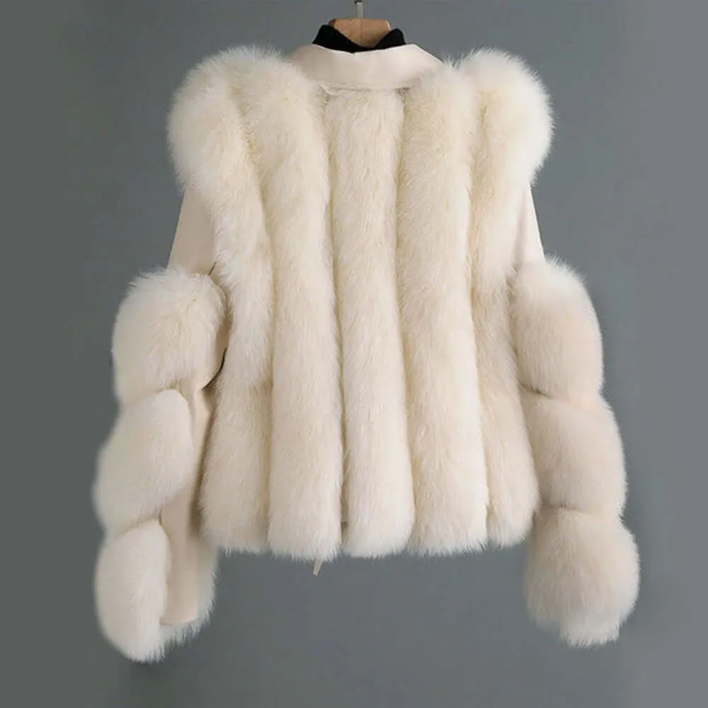Luxury Faux Fur Coat for Women