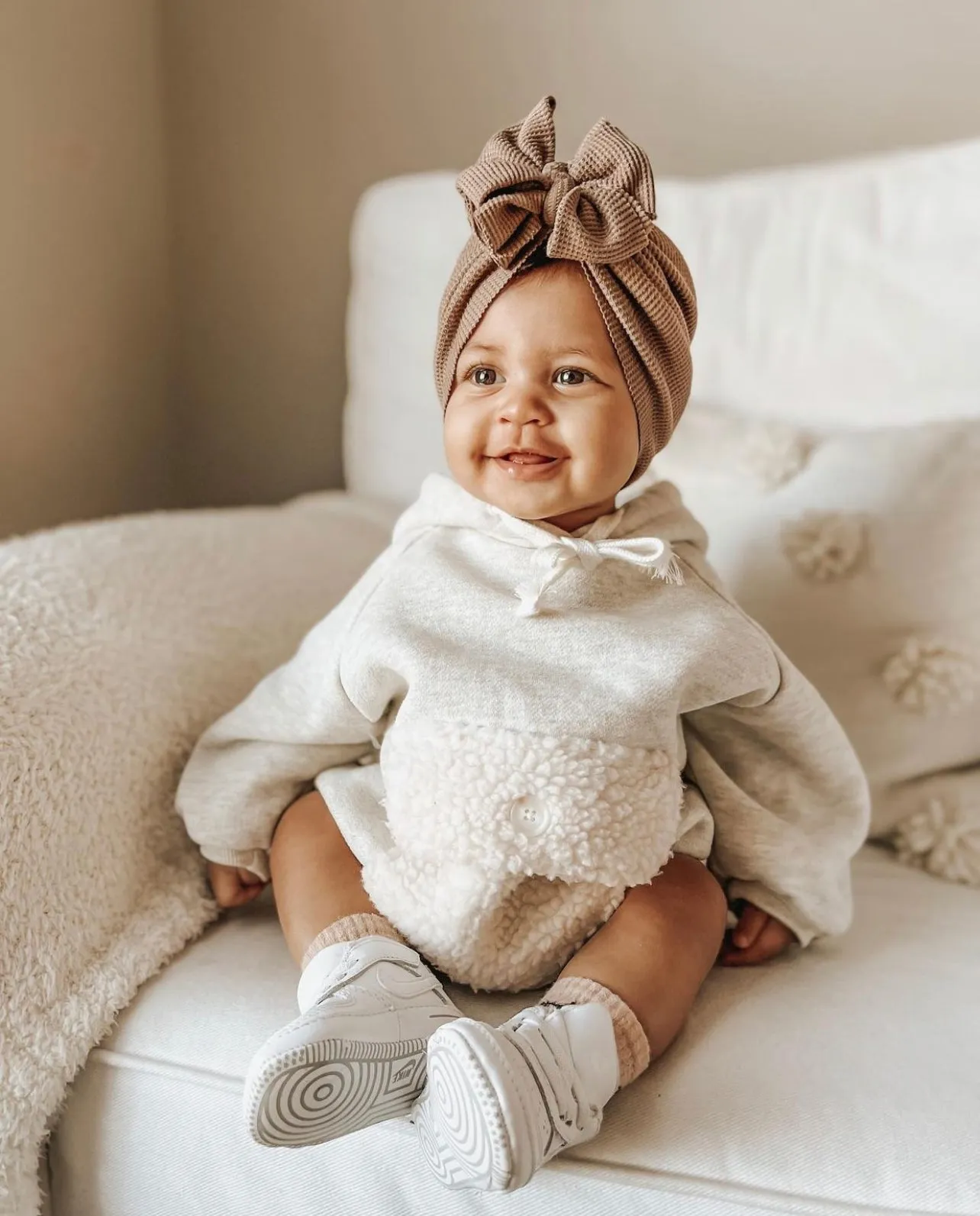 Madelyn | Nutmeg | Thermal Waffle Headwrap