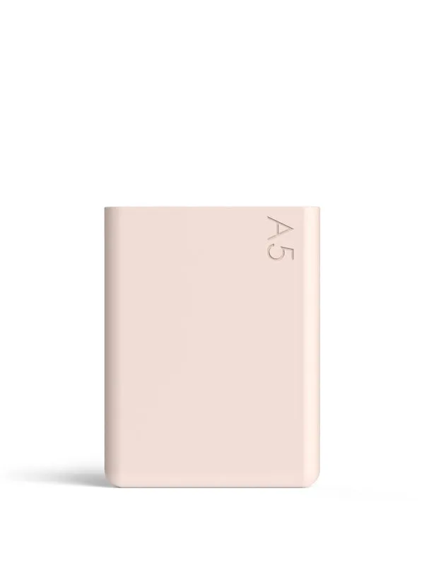 memobottle™ A5 Silicone Sleeve in Pale Coral Color