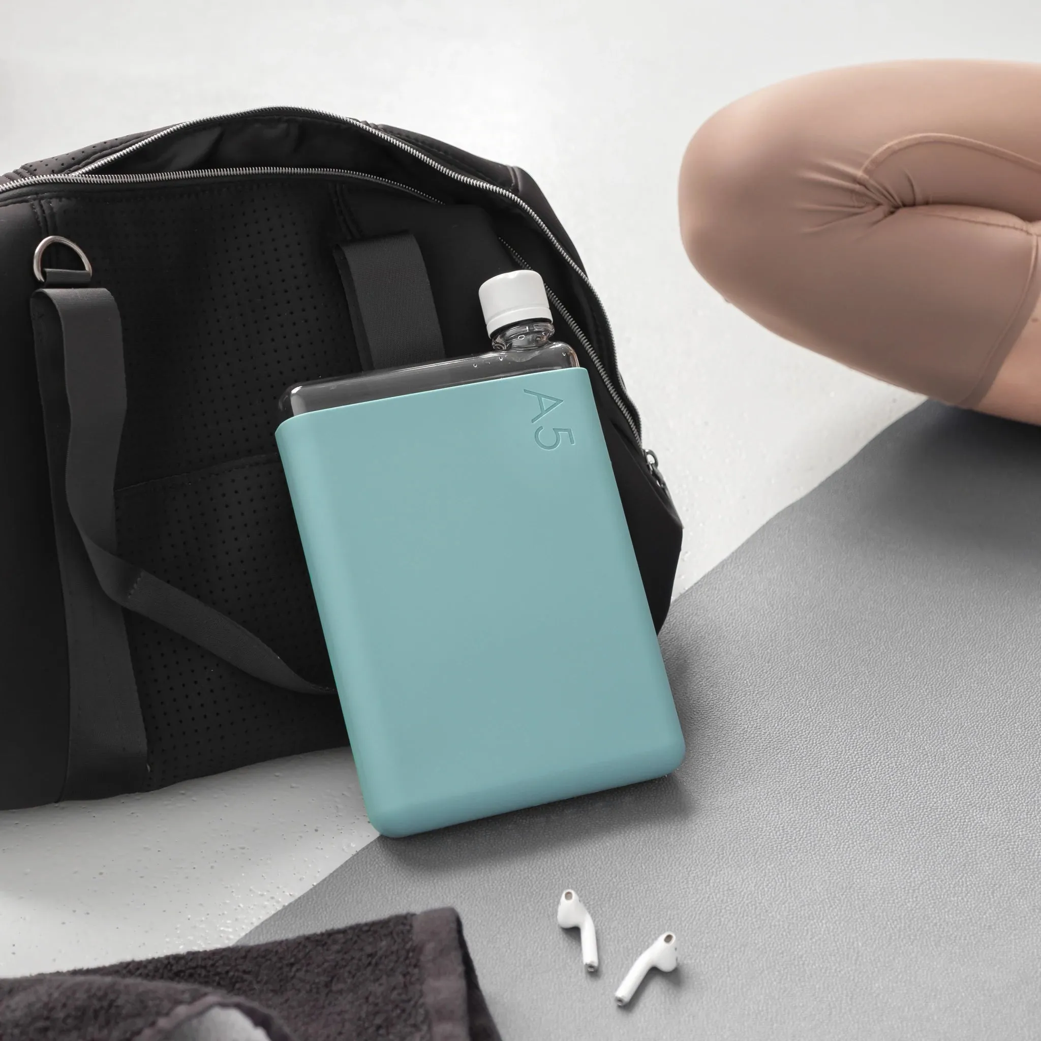 memobottle™ A5 Silicone Sleeve in Sea Mist Color