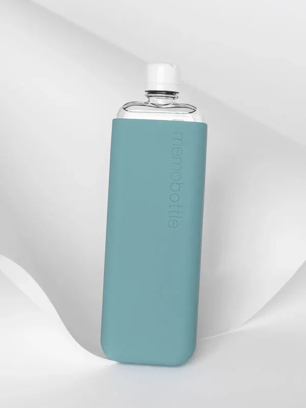 memobottle™ Slim Silicone Sleeve in Sea Mist Color