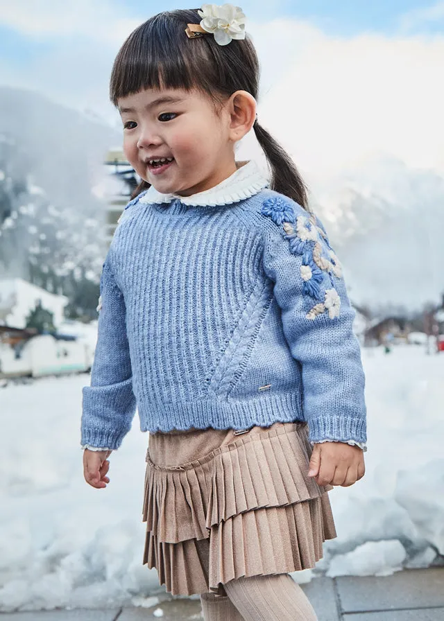 Mocha Pleaded Skirt - Select Size