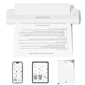 MUNBYN ITP02 Wireless Portable Printers