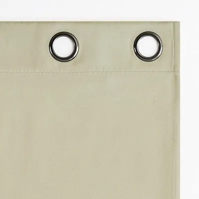 New - 52"x108" Sun Zero 100% Blackout Oslo Theater Grade Grommet Curtain Panel Cream