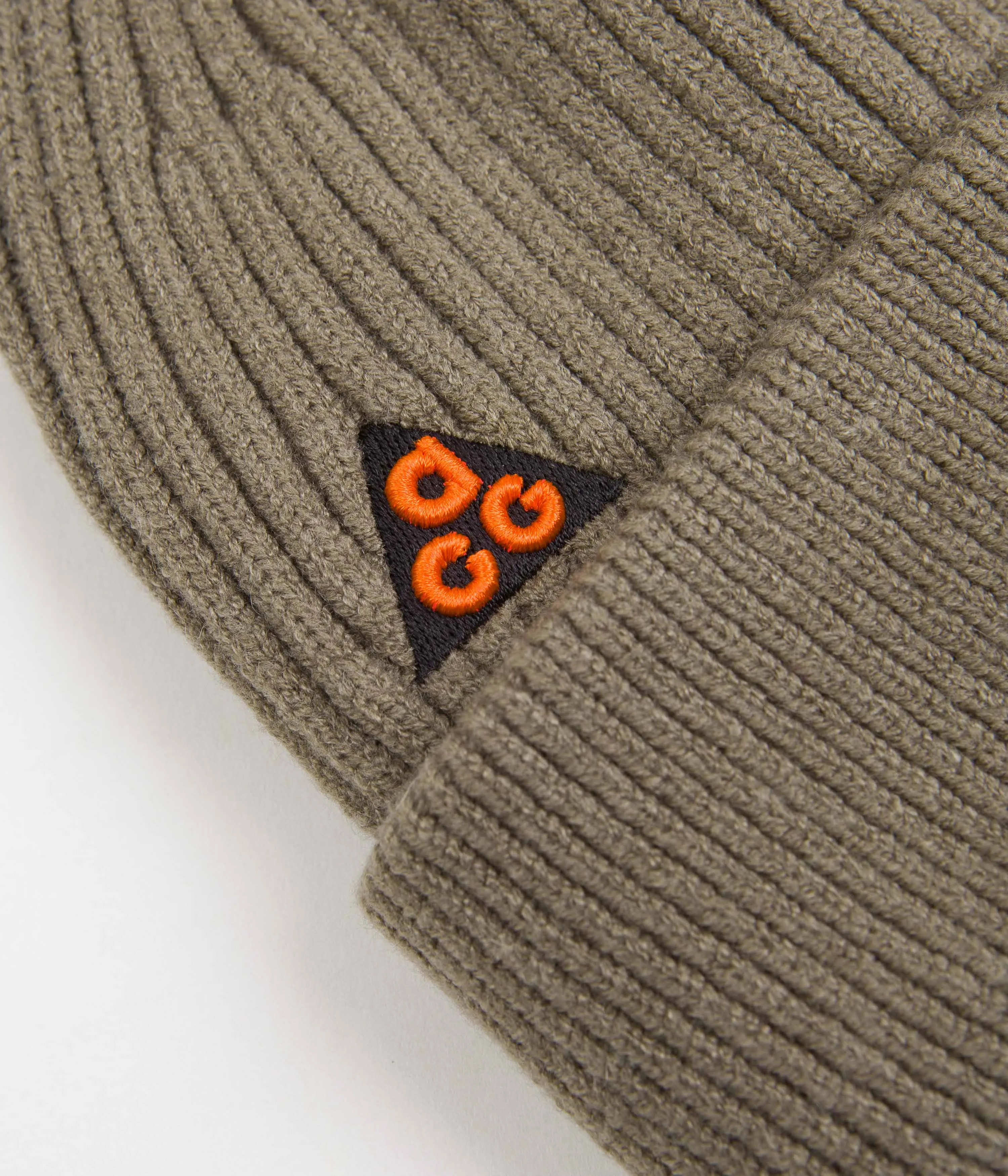 Nike ACG Cuffed Beanie - Olive Grey / Team Orange