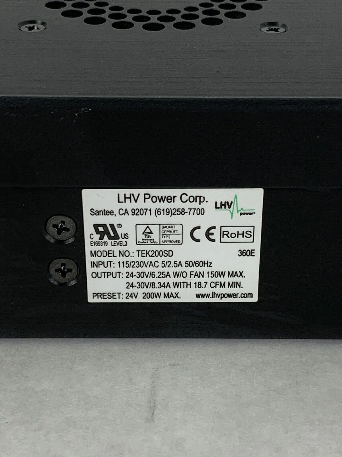OEM Power Supply for Avery Dennison Monarch Paxar 9855 Label Printer