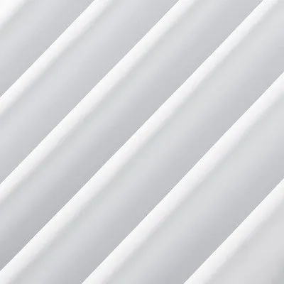 Open Box - 2pc 52"x63" Sun Zero Blackout Aria Magnetic Closure Back Tab Curtain Panel Pair White
