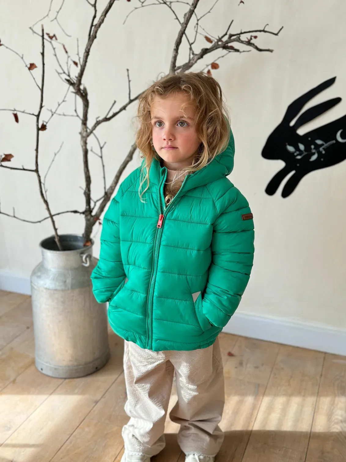 Pack-A-Way Puffer in Mountain Green