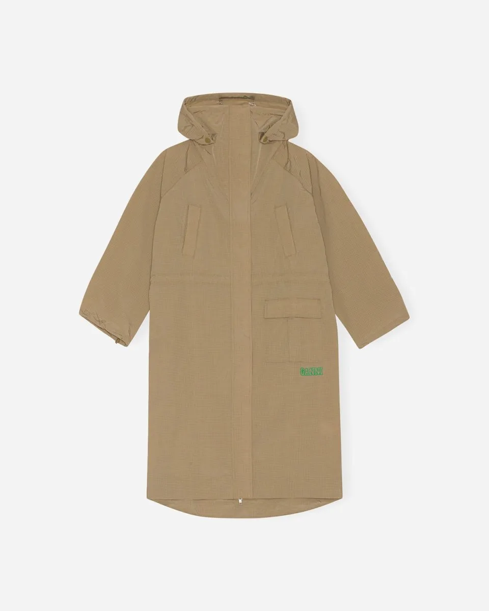 Parka Coat - Pertrified Oak