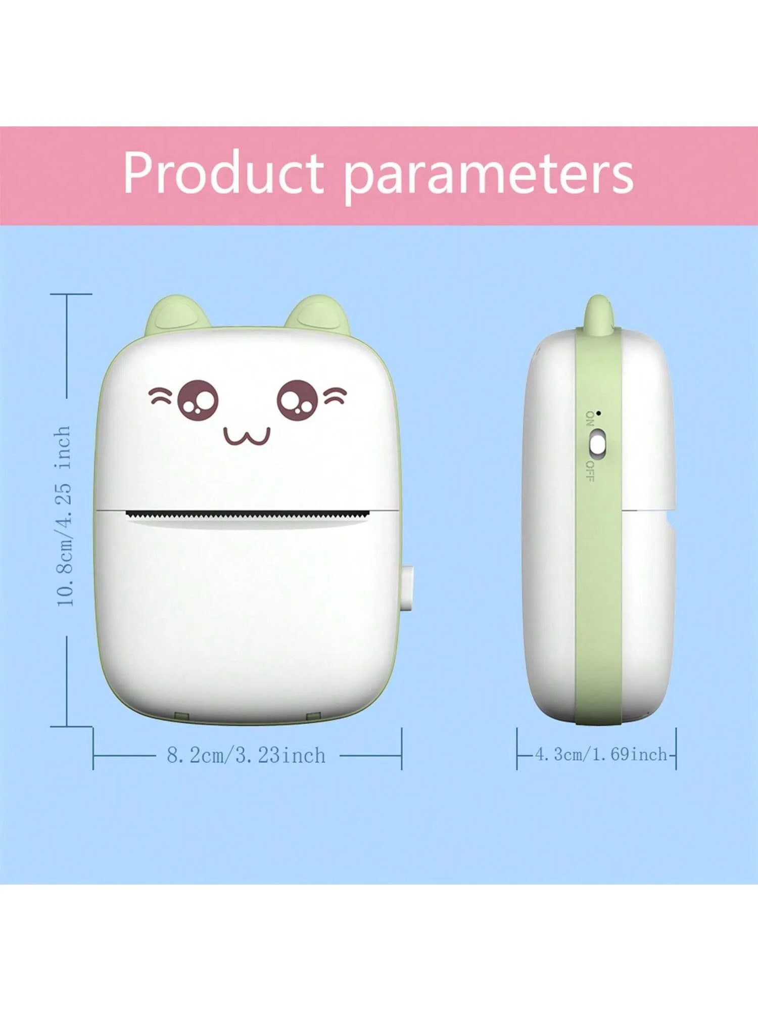 Pocket thermal printer|Holiday Gift Mini Portable Bluetooth Thermal Pocket Printer Set