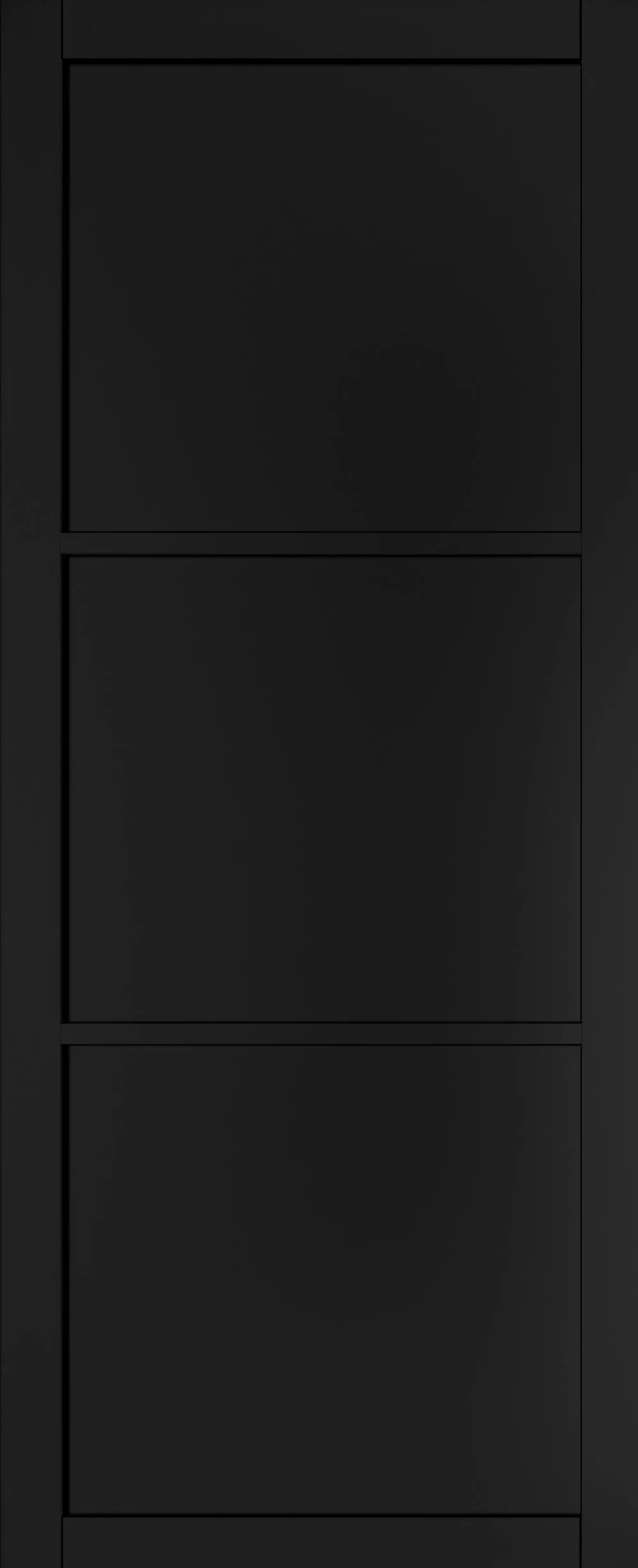 Pre-Assembled Camden Black Prefinished Door Set