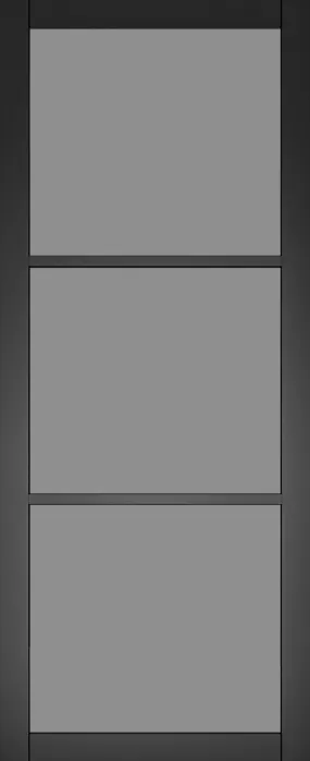 Pre-Assembled Camden Black Prefinished Tinted Glazed Door Set
