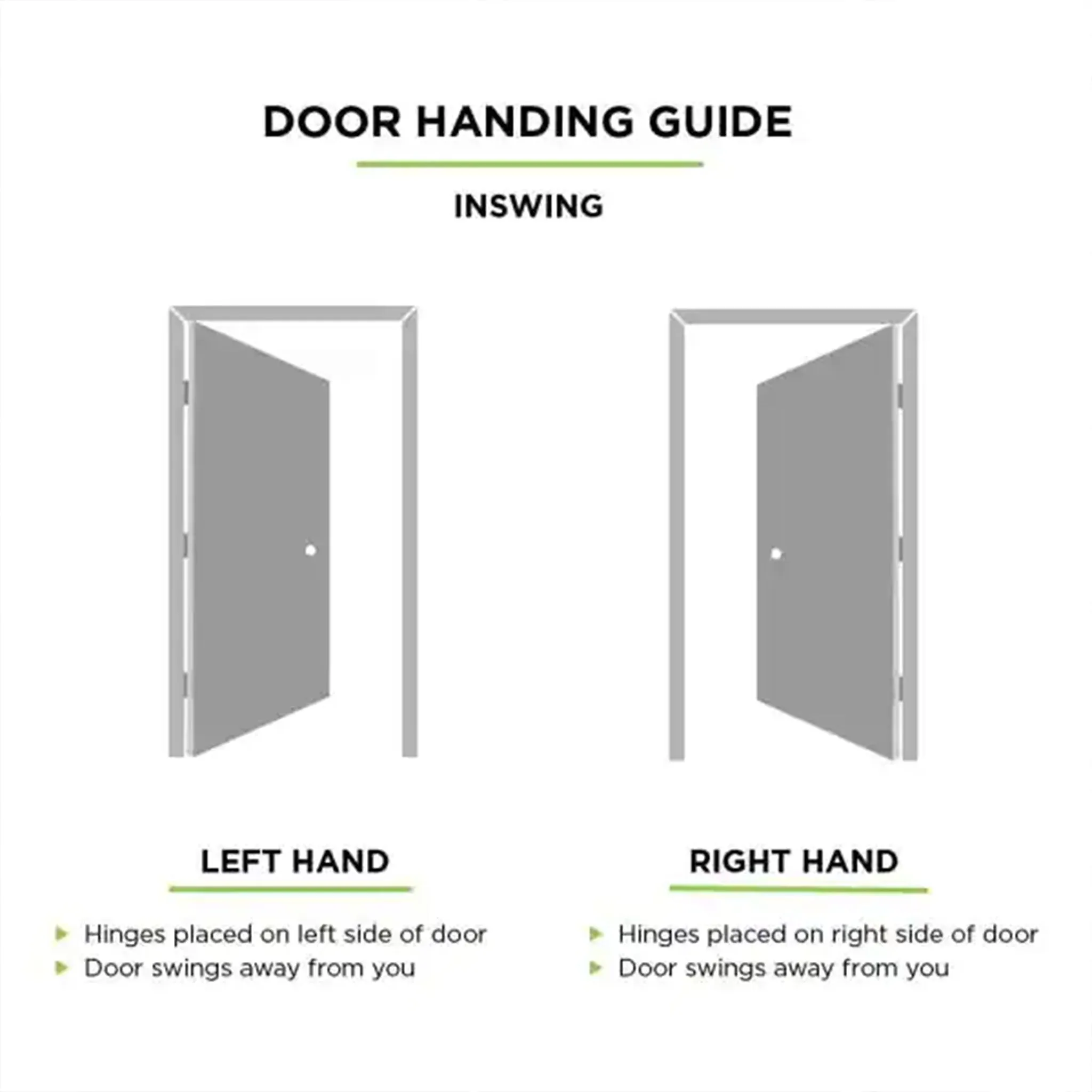 Pre-Assembled Dalston Black Prefinished Door Set