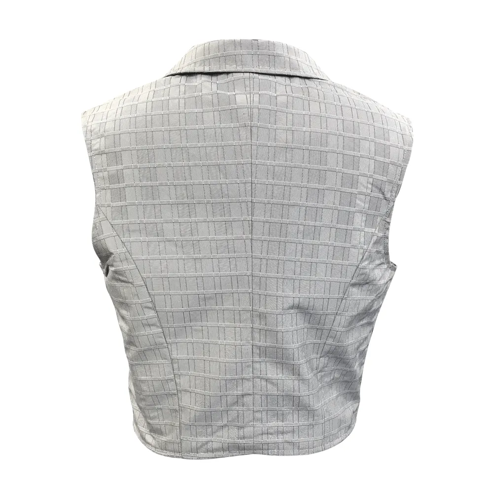 Ribario Dupion Silk Waist Coat