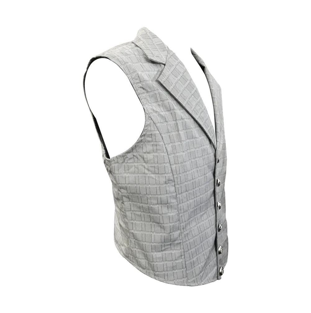 Ribario Dupion Silk Waist Coat