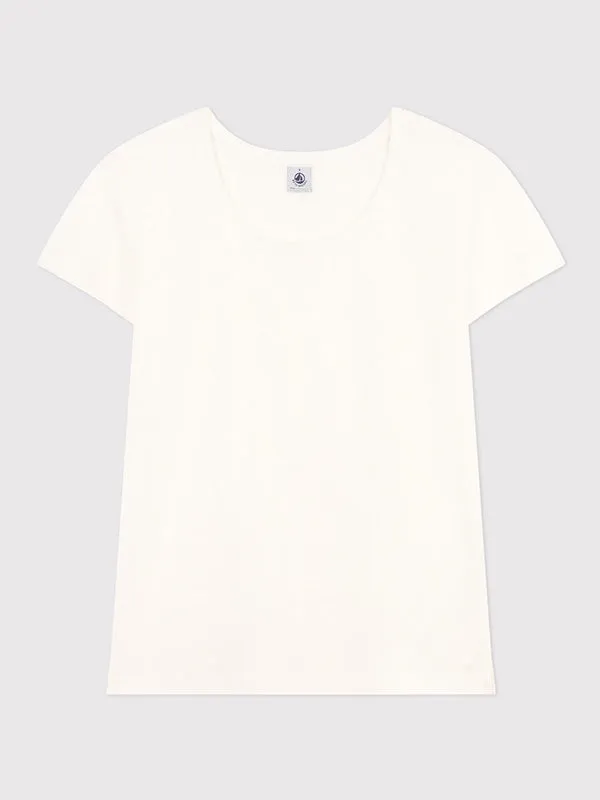 Round-neck Linen T-shirt