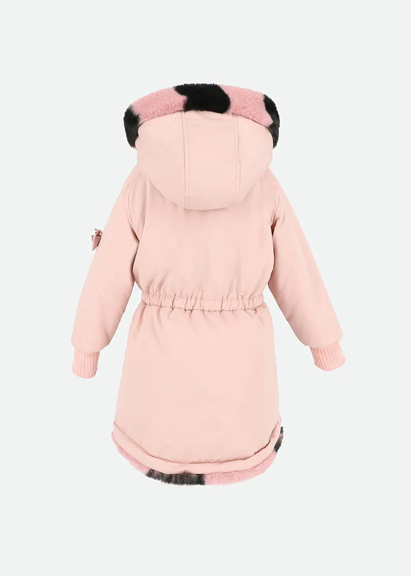 Roxy Reversible Coat Tea Rose