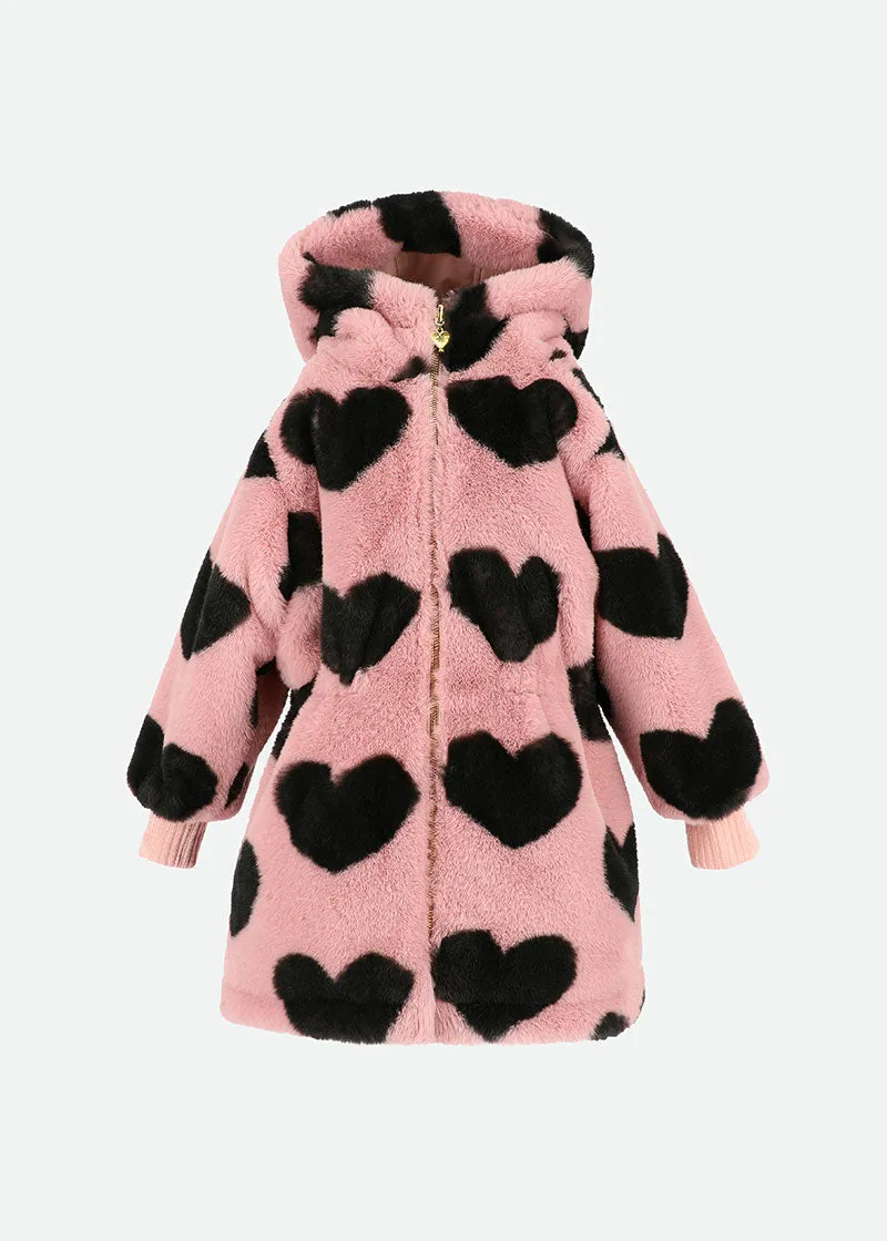 Roxy Reversible Coat Tea Rose