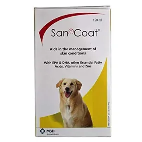 San Coat for Dogs - A Concentrated Fatty Acids Supplement (150ml)