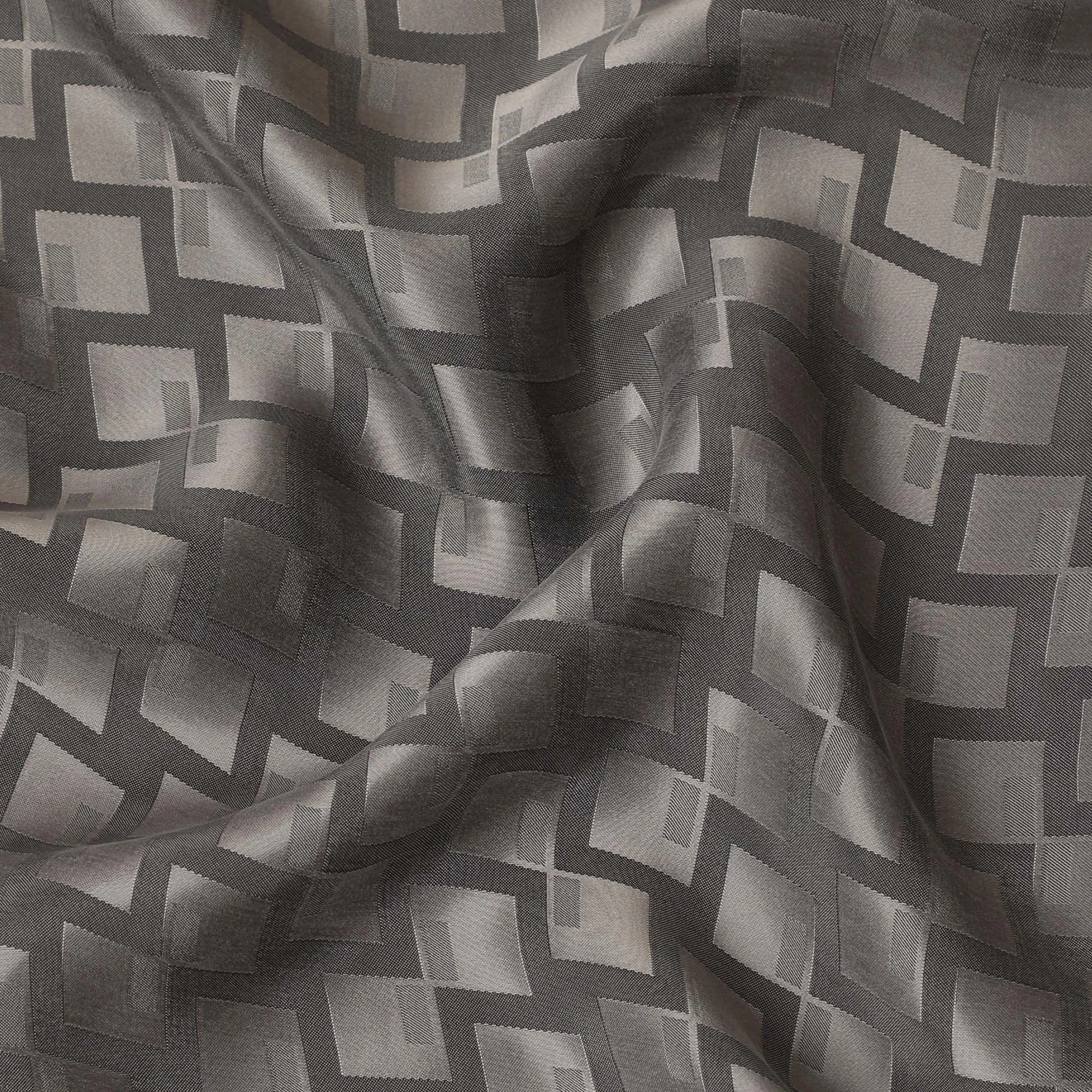 Sand brown 100% biodegradable cupro fabric with same tone jacquard in self design-D13962