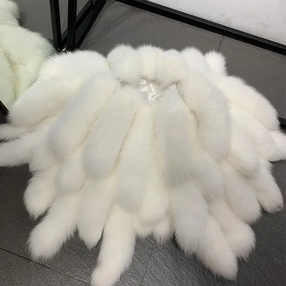Shawl Fur Jacket Natural And Real Fur