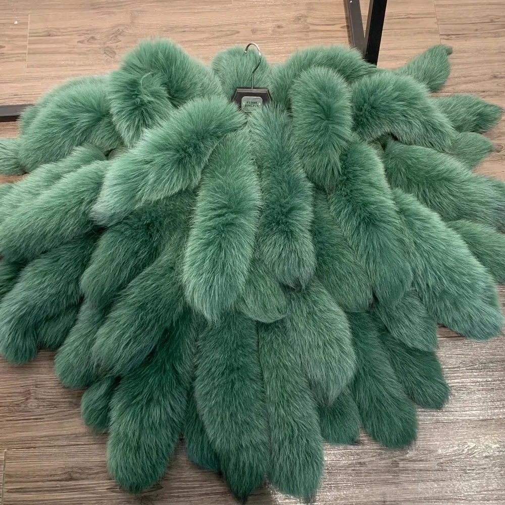 Shawl Fur Jacket Natural And Real Fur