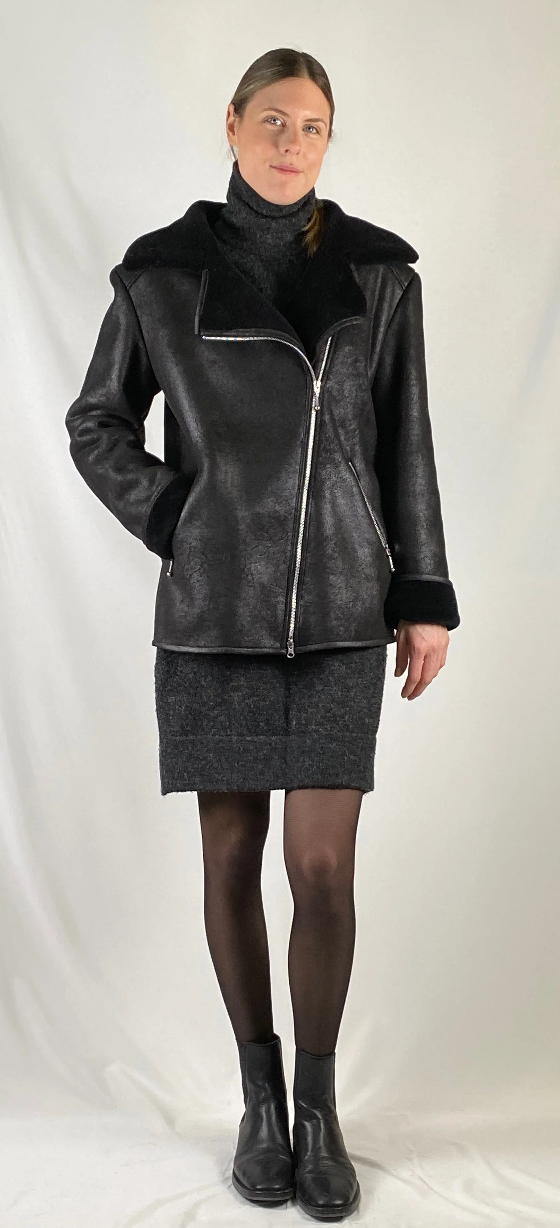 Shearling Black Jacket