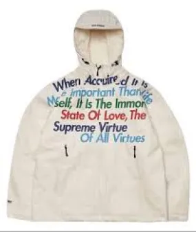 Supreme JUNYA WATANABE CDG MAN GORE-TEX Denim Parka Natural
