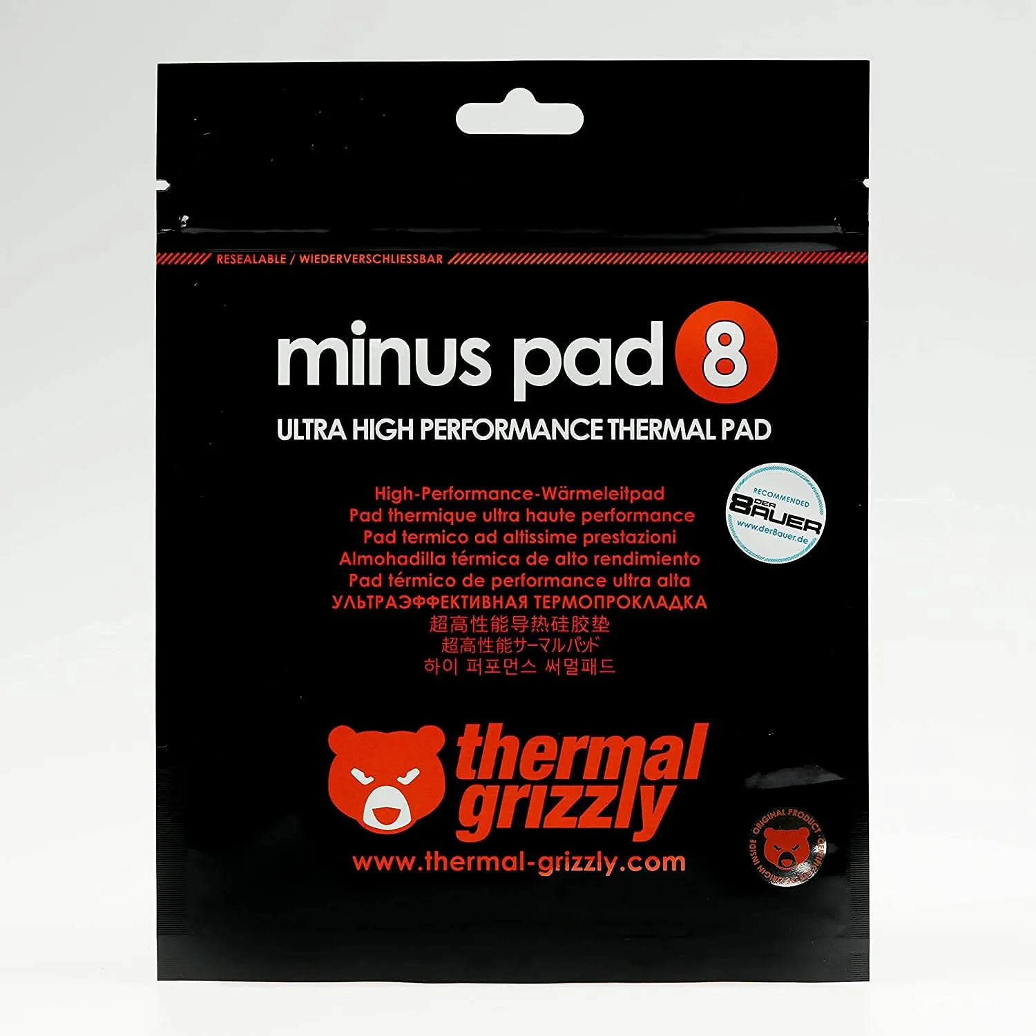 THERMAL GRIZZLY MINUS PAD 8 100MM/100MM/2MM