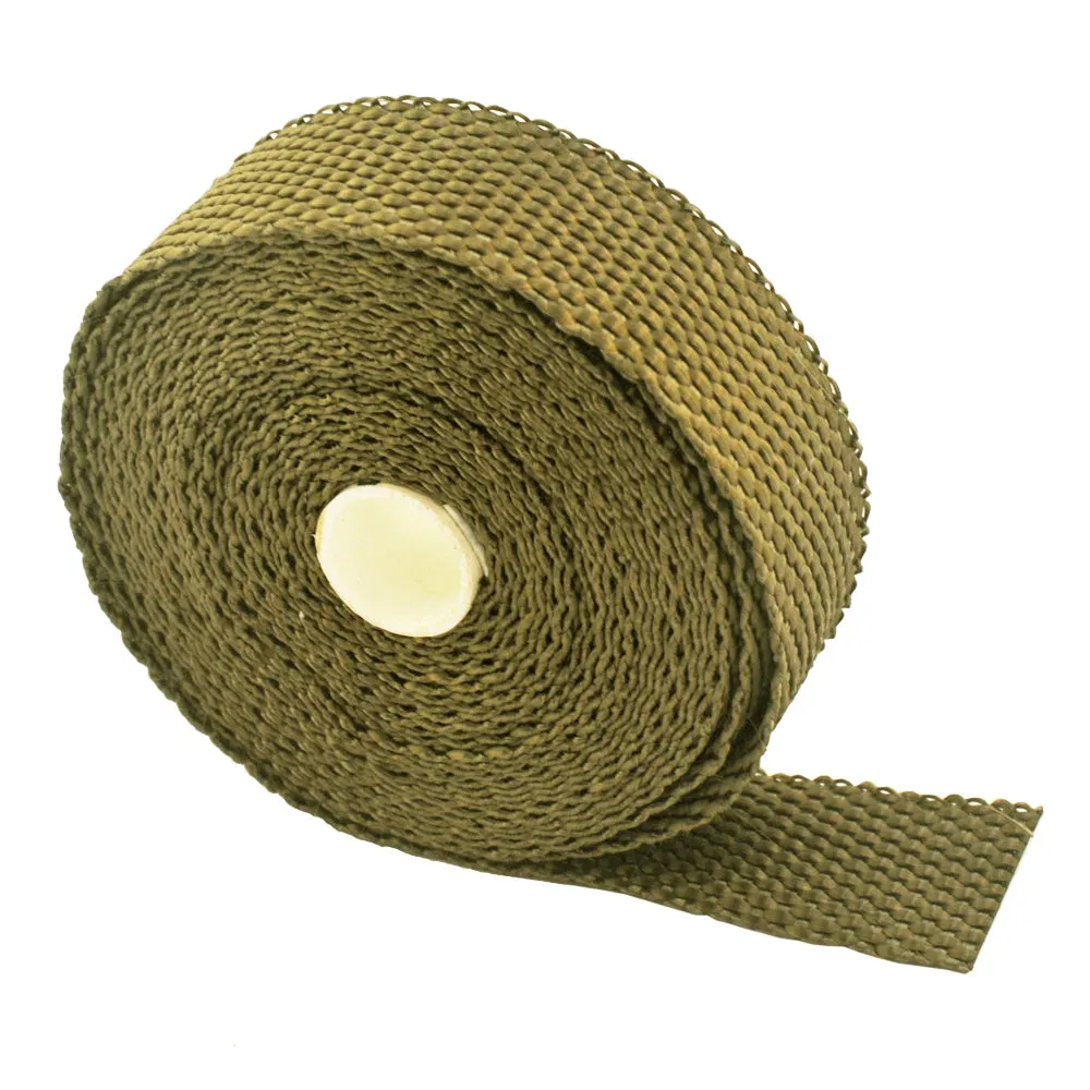 Titanium exhaust wrap 1in   Stainless steel zip ties
