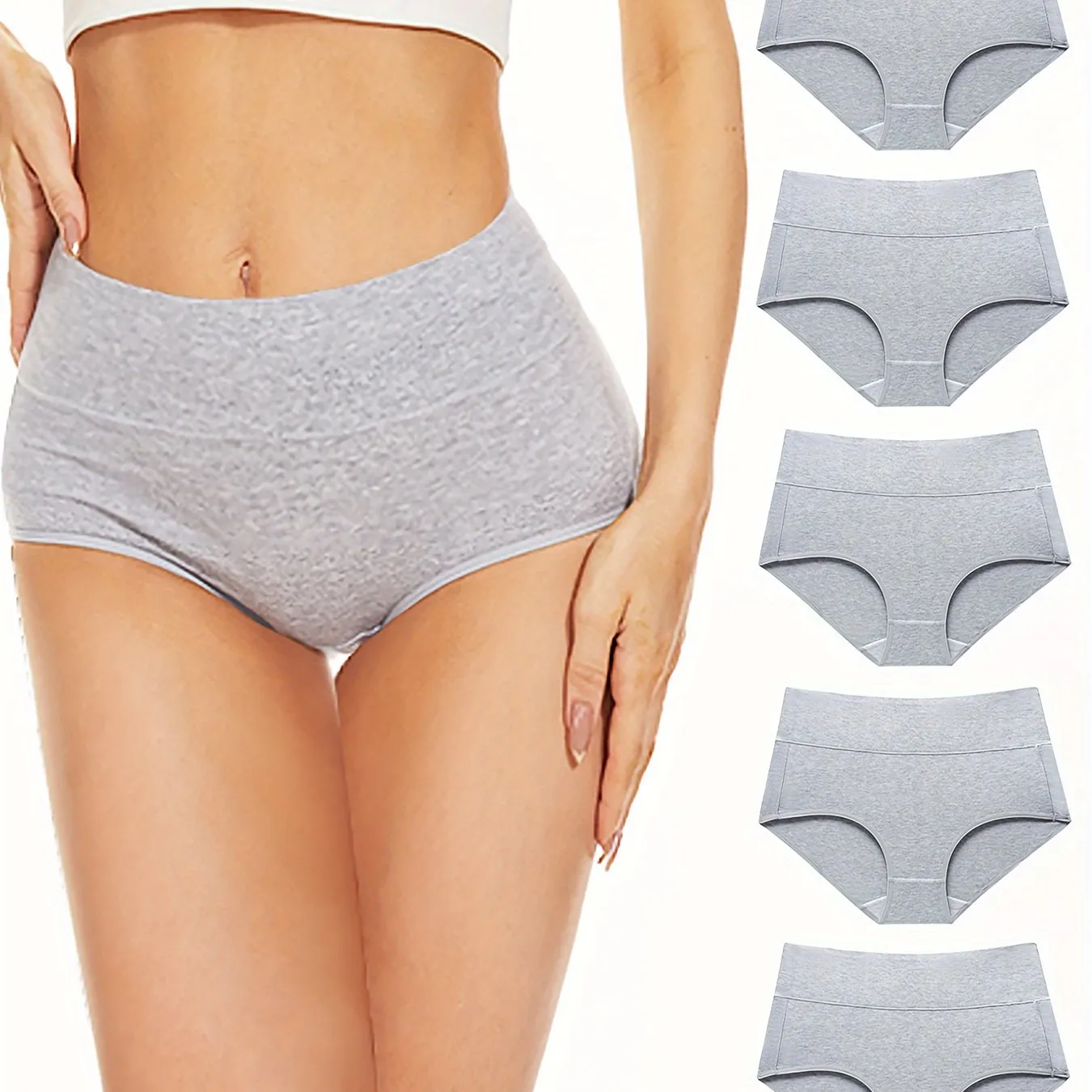 Ultimate Comfort Solid Stretchy Briefs for Womens Intimates