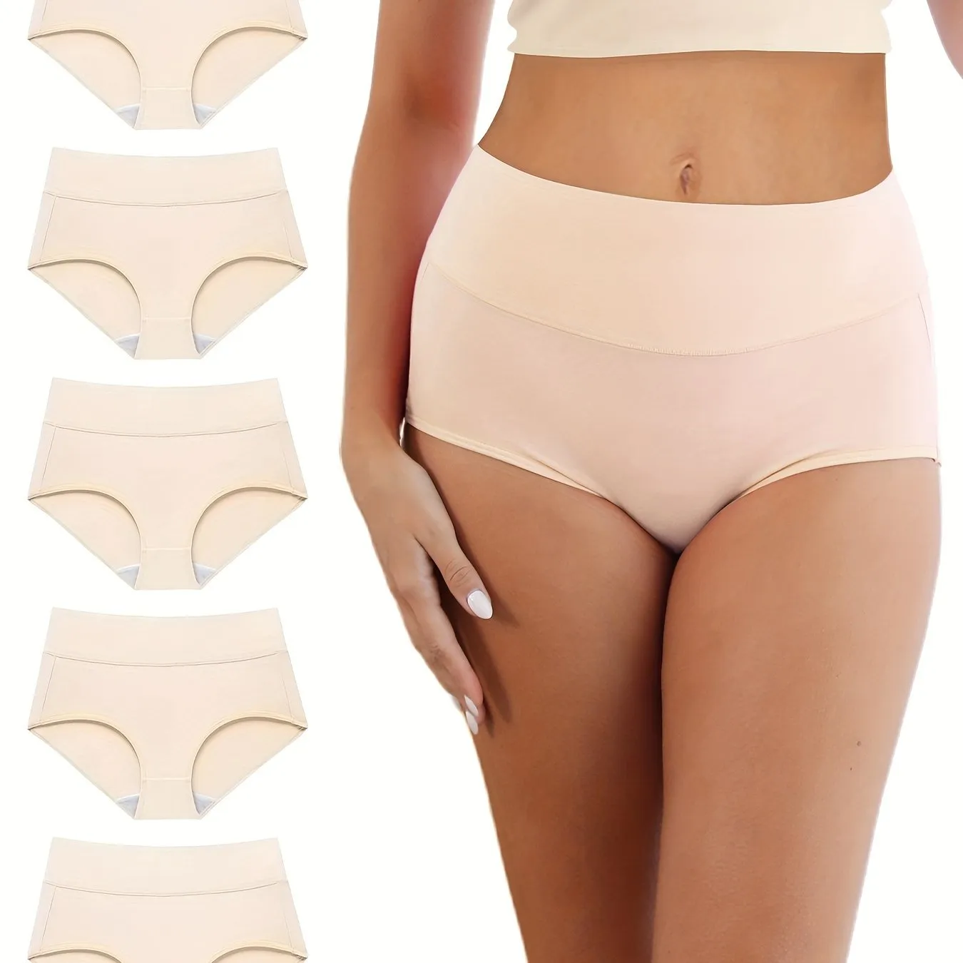 Ultimate Comfort Solid Stretchy Briefs for Womens Intimates