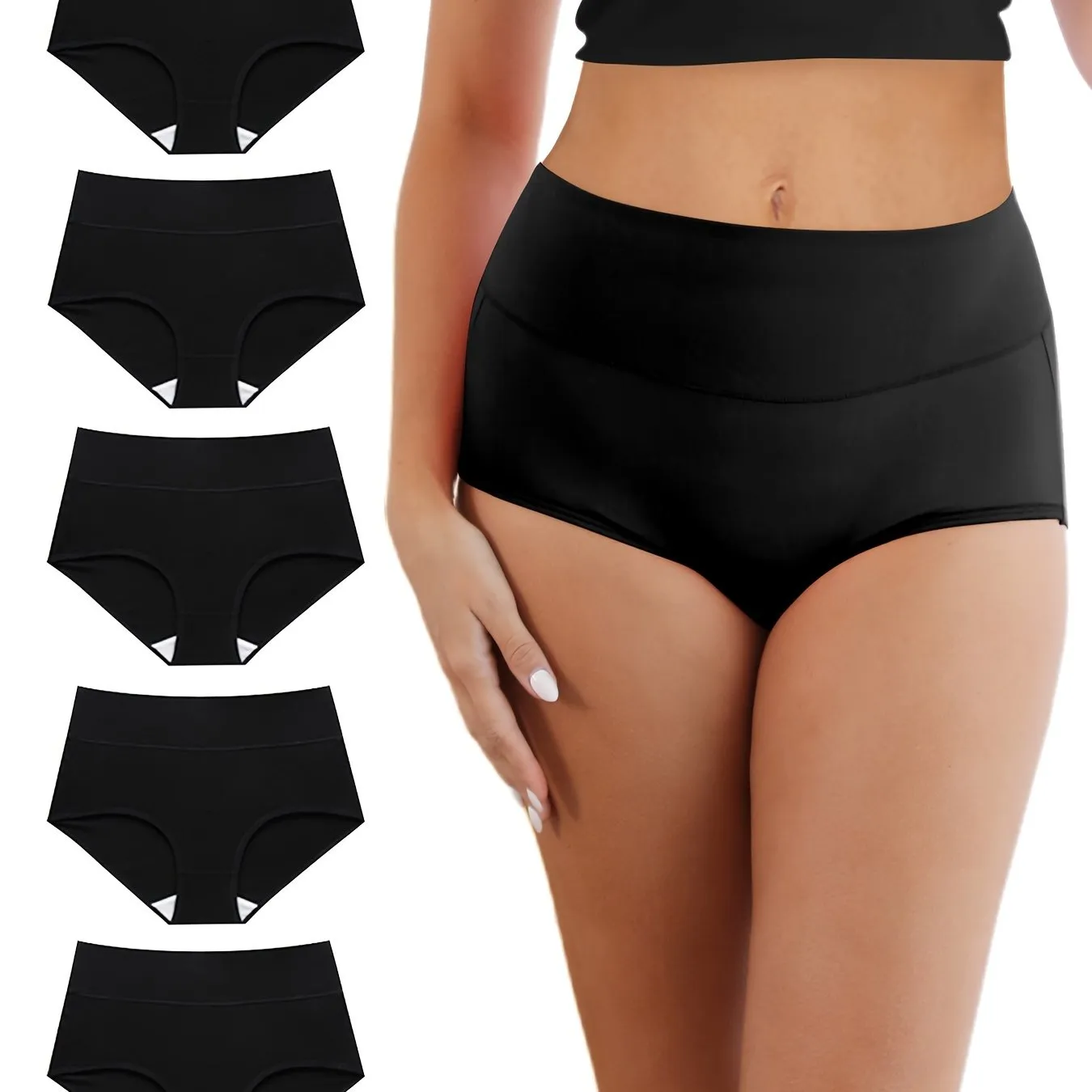 Ultimate Comfort Solid Stretchy Briefs for Womens Intimates