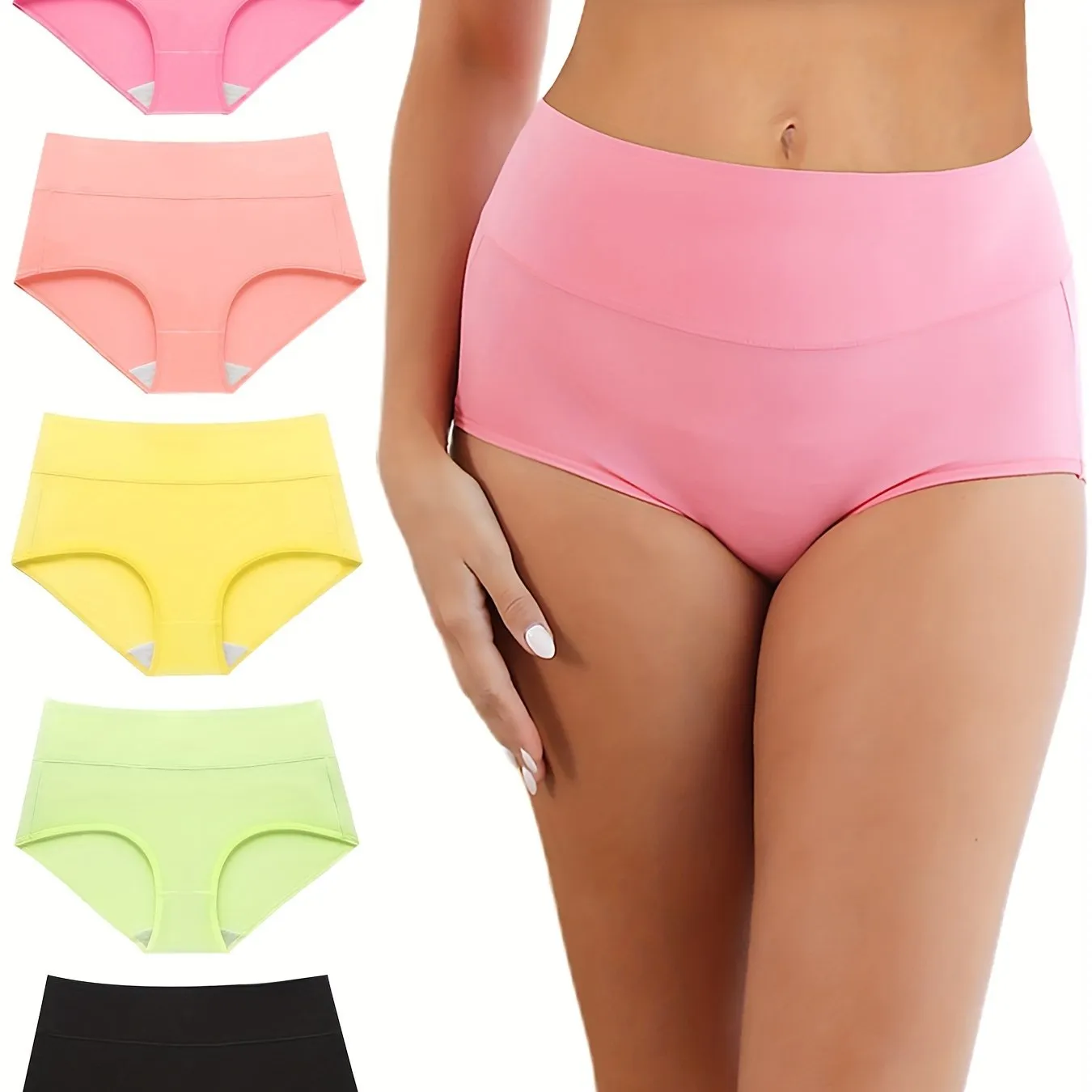Ultimate Comfort Solid Stretchy Briefs for Womens Intimates