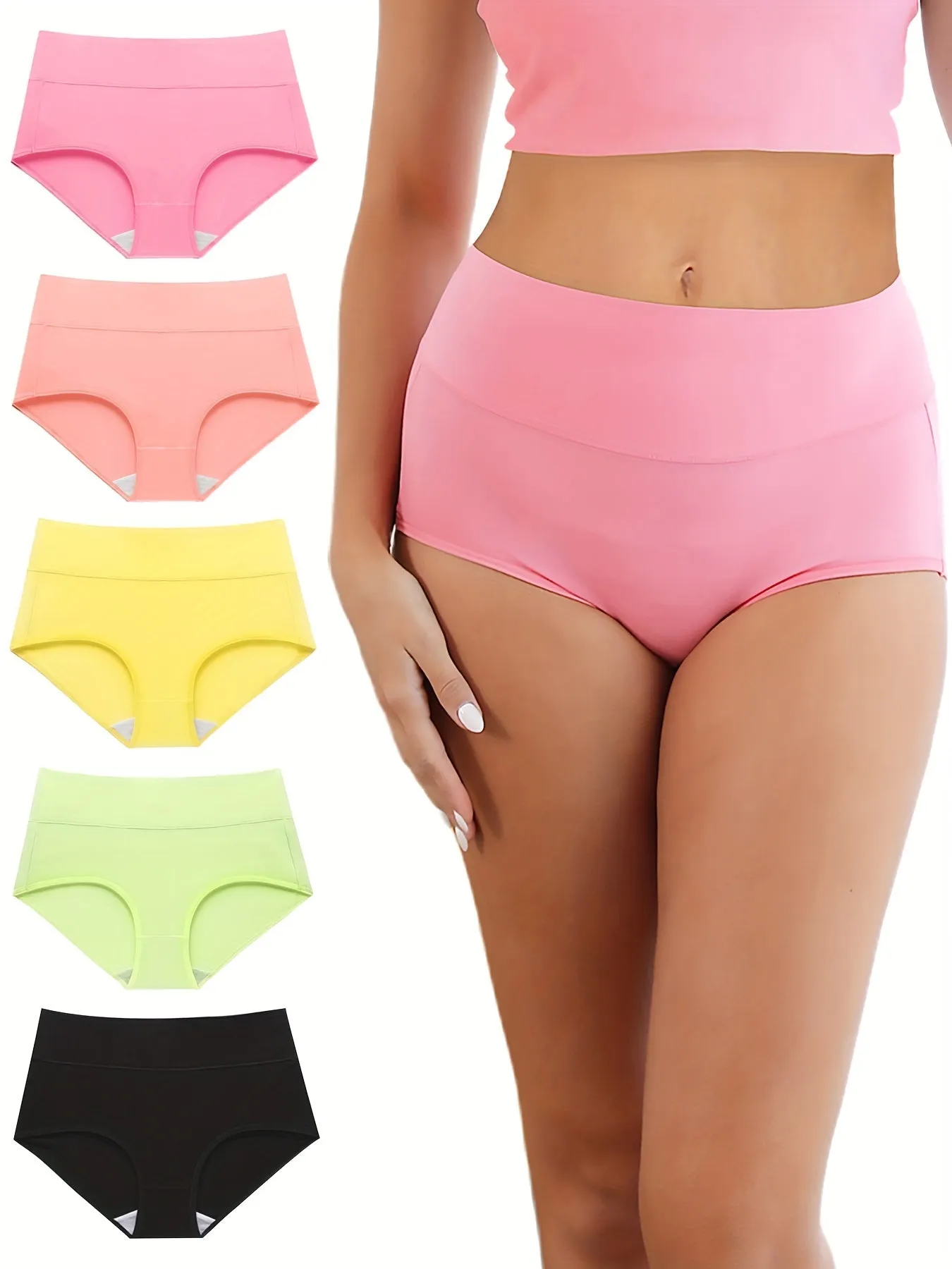 Ultimate Comfort Solid Stretchy Briefs for Womens Intimates