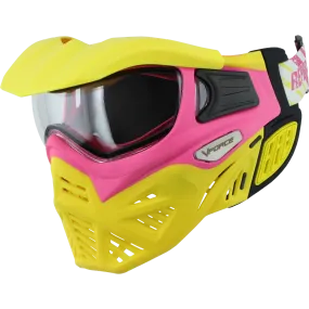 V-Force Grill 2.0 Paintball Goggle - Thermal Clear Lens - LE Referee (Yellow/Pink)