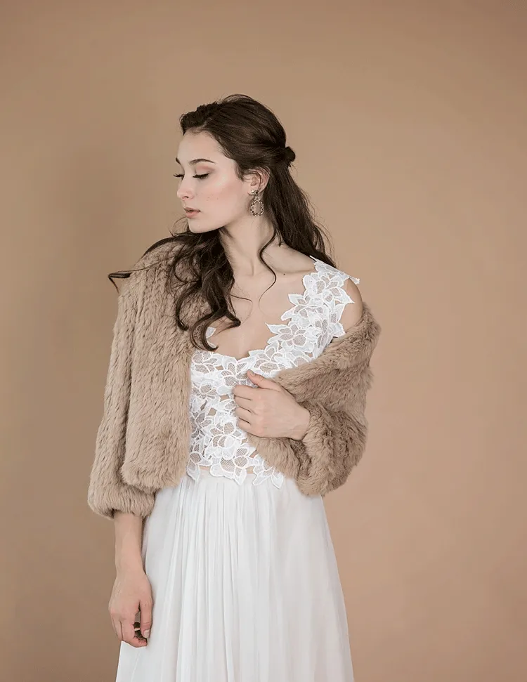 Versailles - Fur Jacket in Natural