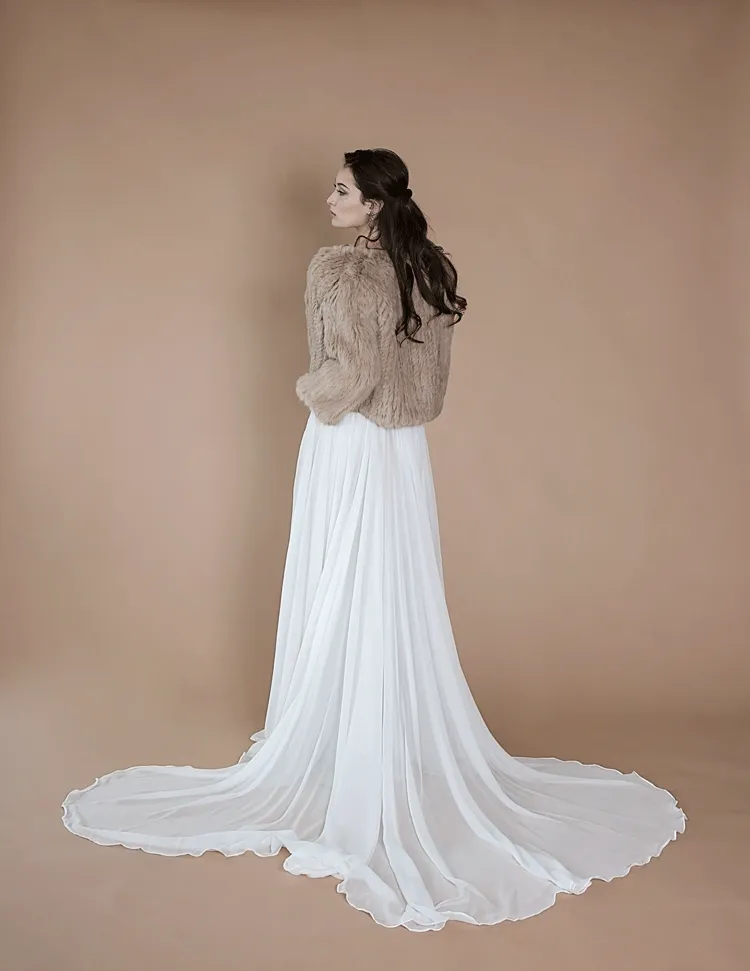 Versailles - Fur Jacket in Natural