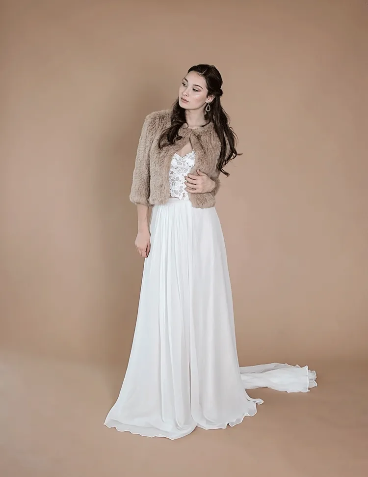 Versailles - Fur Jacket in Natural