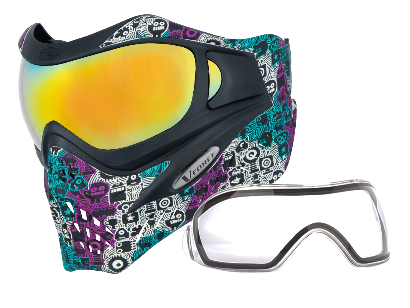 VForce Grill SE Robowave w/ Metamorph & Clear Lens - Pink/Teal