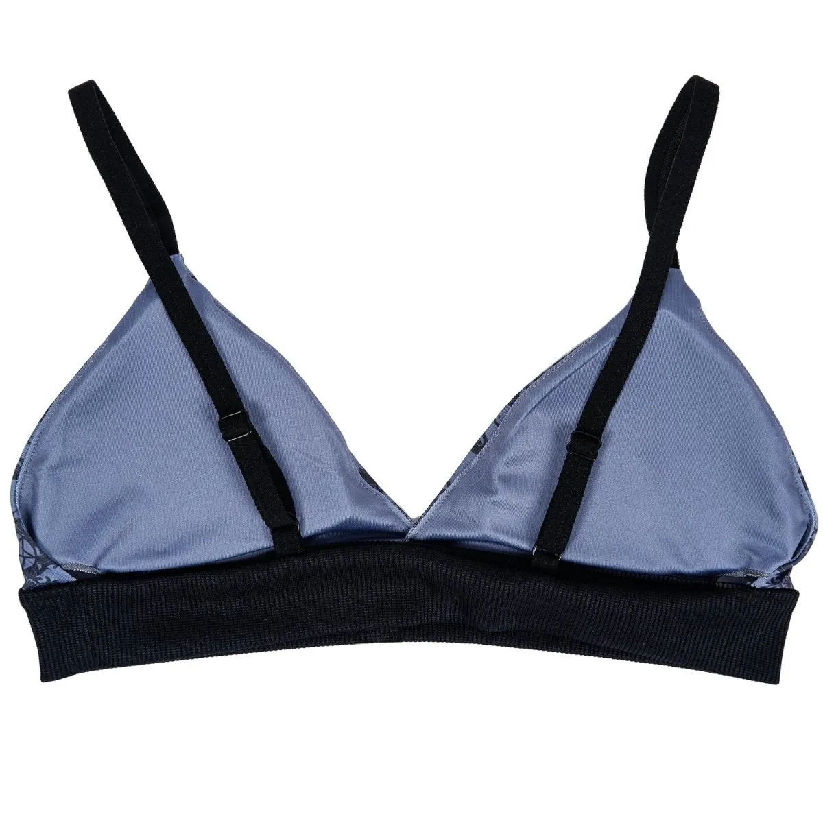 Victorian Damask Print Thong And Bra Set