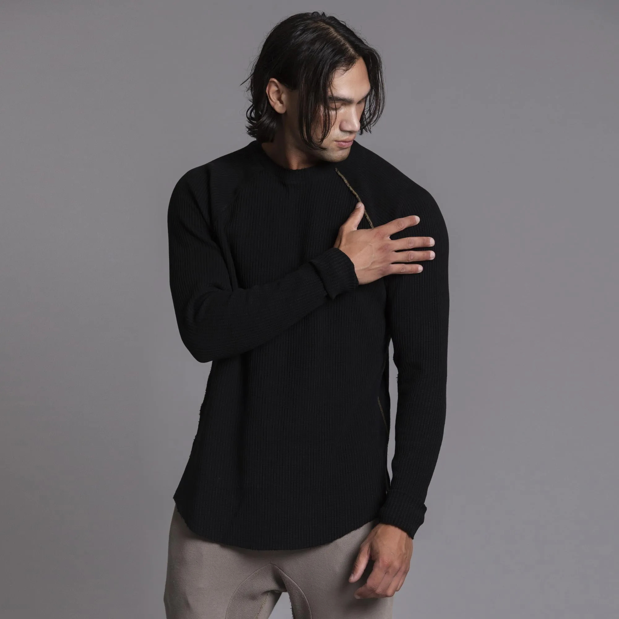 WAFFLE RAGLAN