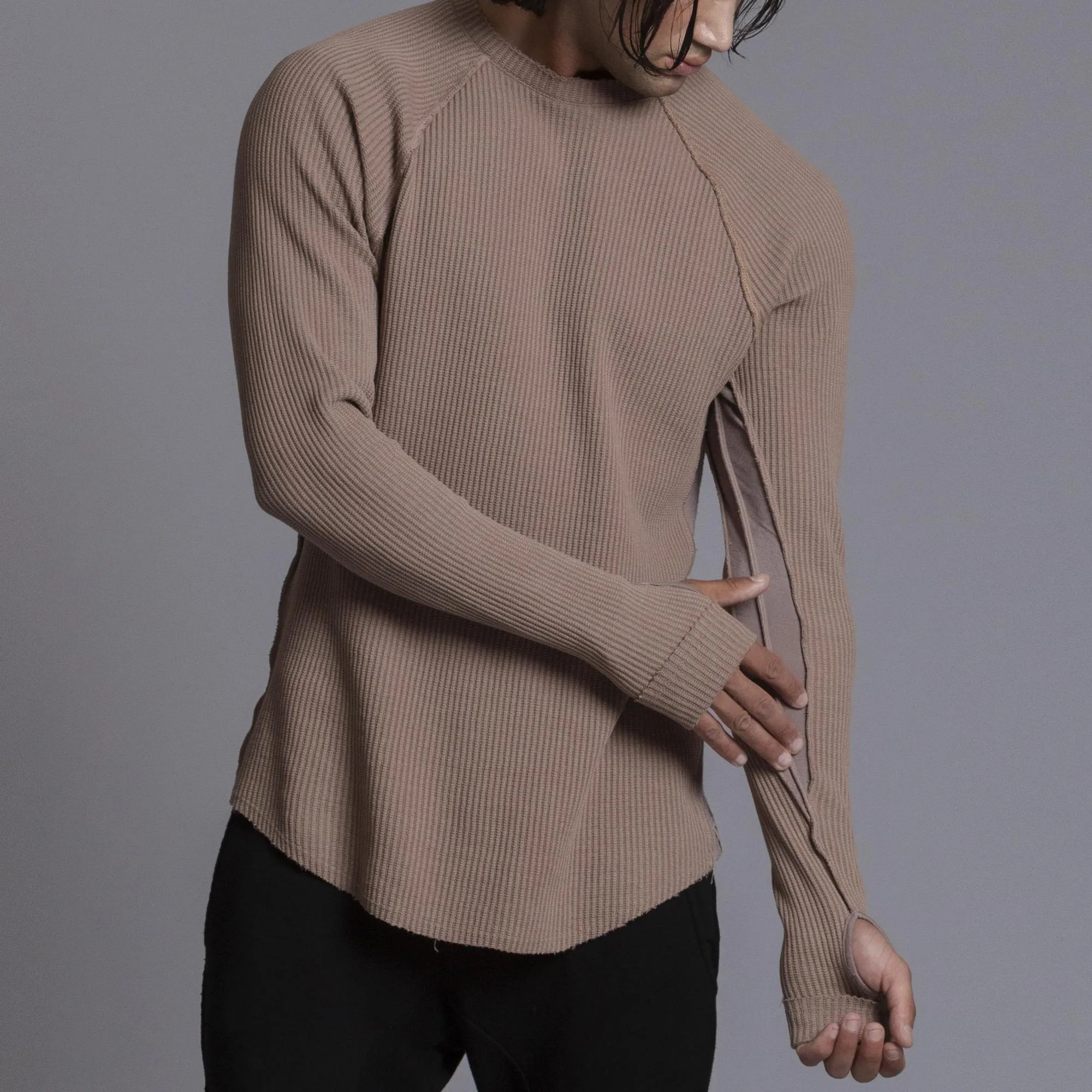 WAFFLE RAGLAN