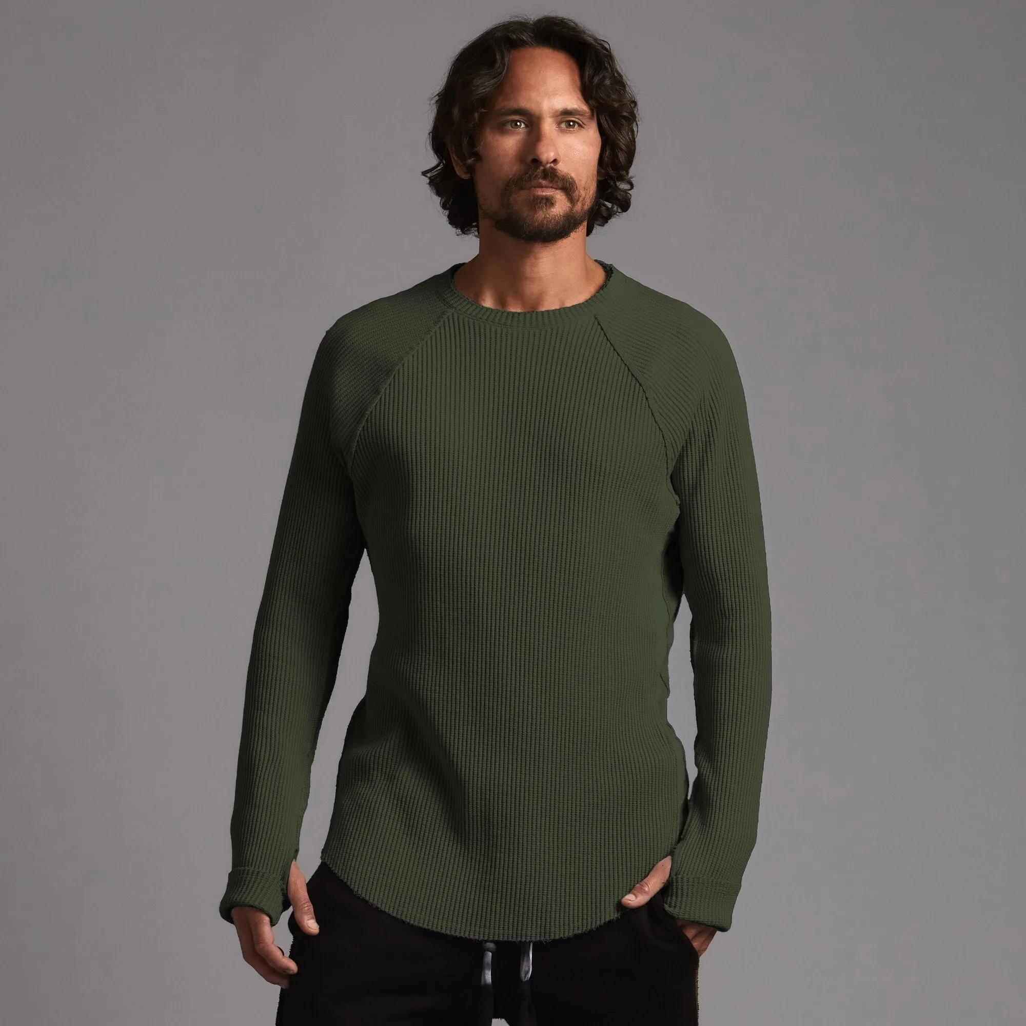 WAFFLE RAGLAN
