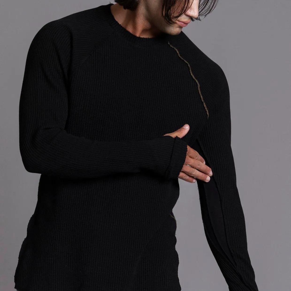 WAFFLE RAGLAN